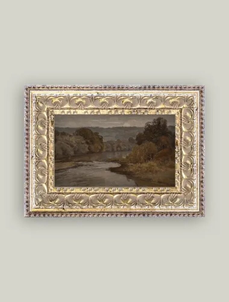 Petal Lane 7 x 5 Autumn River w/Gold Frame