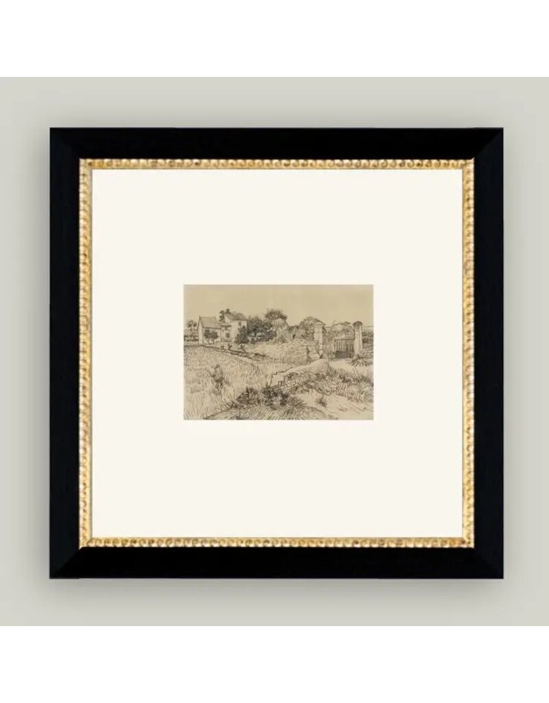 Petal Lane 8 x 8 Tuscan Village w/Gold Frame
