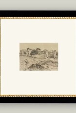 Petal Lane 15 x 15 Tuscan Village w/Gold Frame