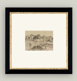Petal Lane 15 x 15 Tuscan Village w/Gold Frame