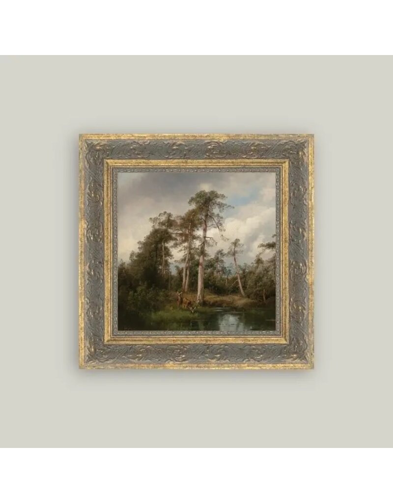 Petal Lane 6 x 6 Live Oaks with Deer