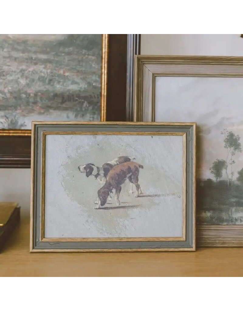 Petal Lane 9 x 7 Two Dogs