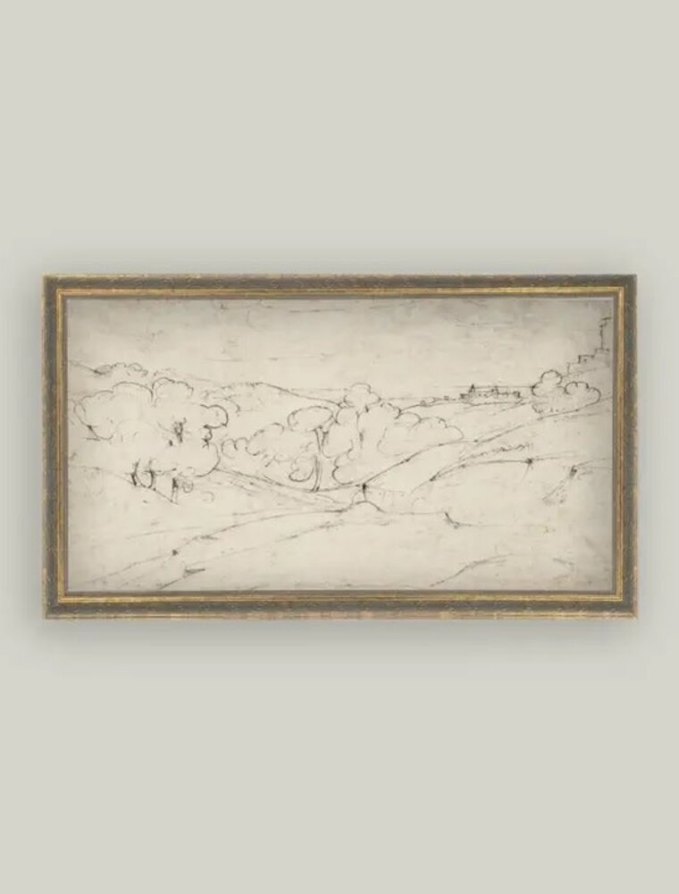 Petal Lane 30 x 16 Rolling Hills Sketch