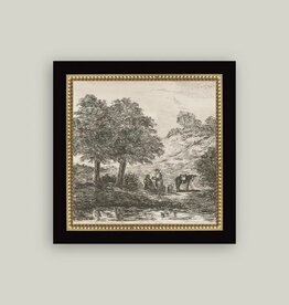 Petal Lane 5 x 5 Landscape with Family under Tree