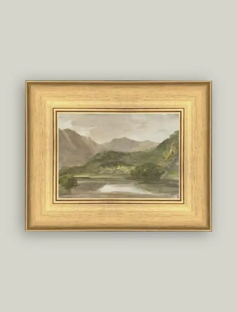 Petal Lane 8 x 6 Lake District w/Gold Frame