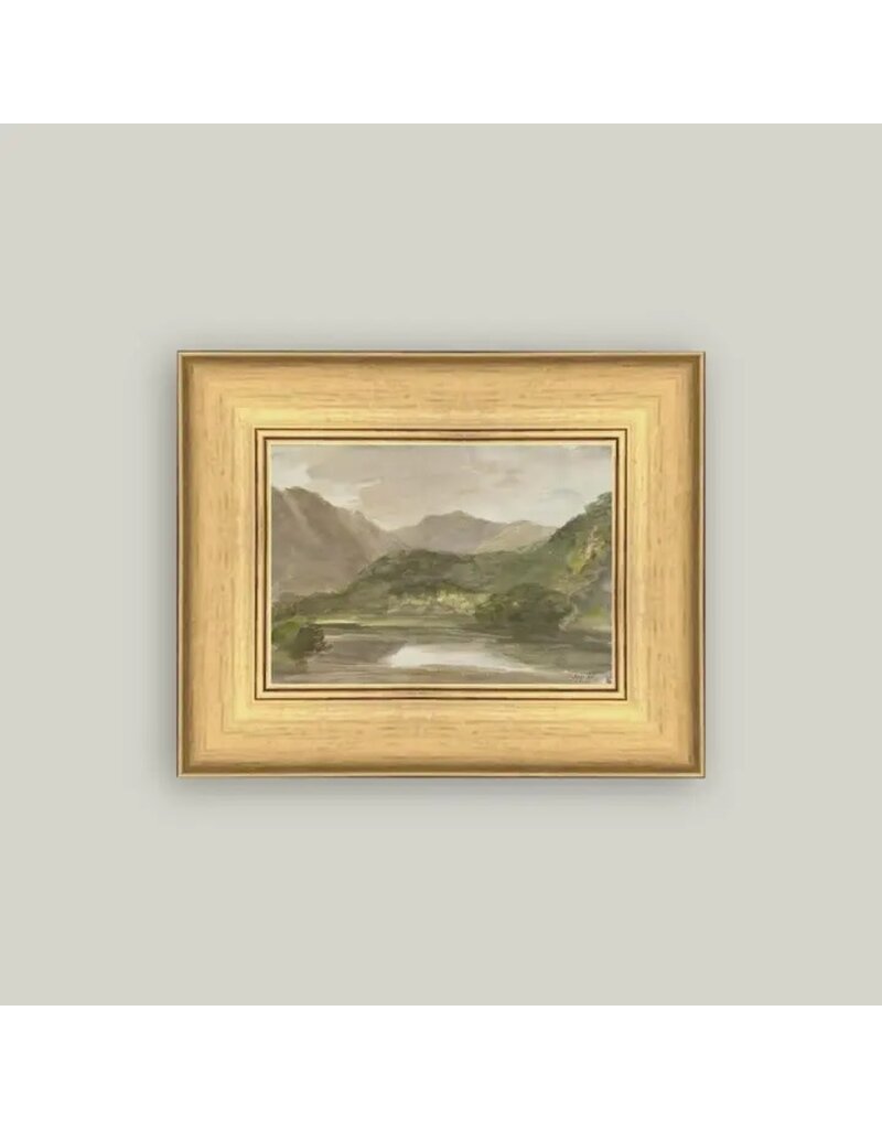 Petal Lane 8 x 6 Lake District w/Gold Frame