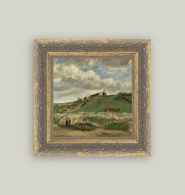 Petal Lane 6 x 6 The Hill of Montmartre w/Gold Frame