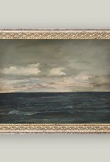 Petal Lane 16 x 12 Ocean View Art w/Antique Frame