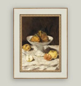 Petal Lane 4 x 6 Pears Still Live w/Gold & White Frame