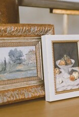 Petal Lane 4 x 6 Pears Still Live w/Gold & White Frame