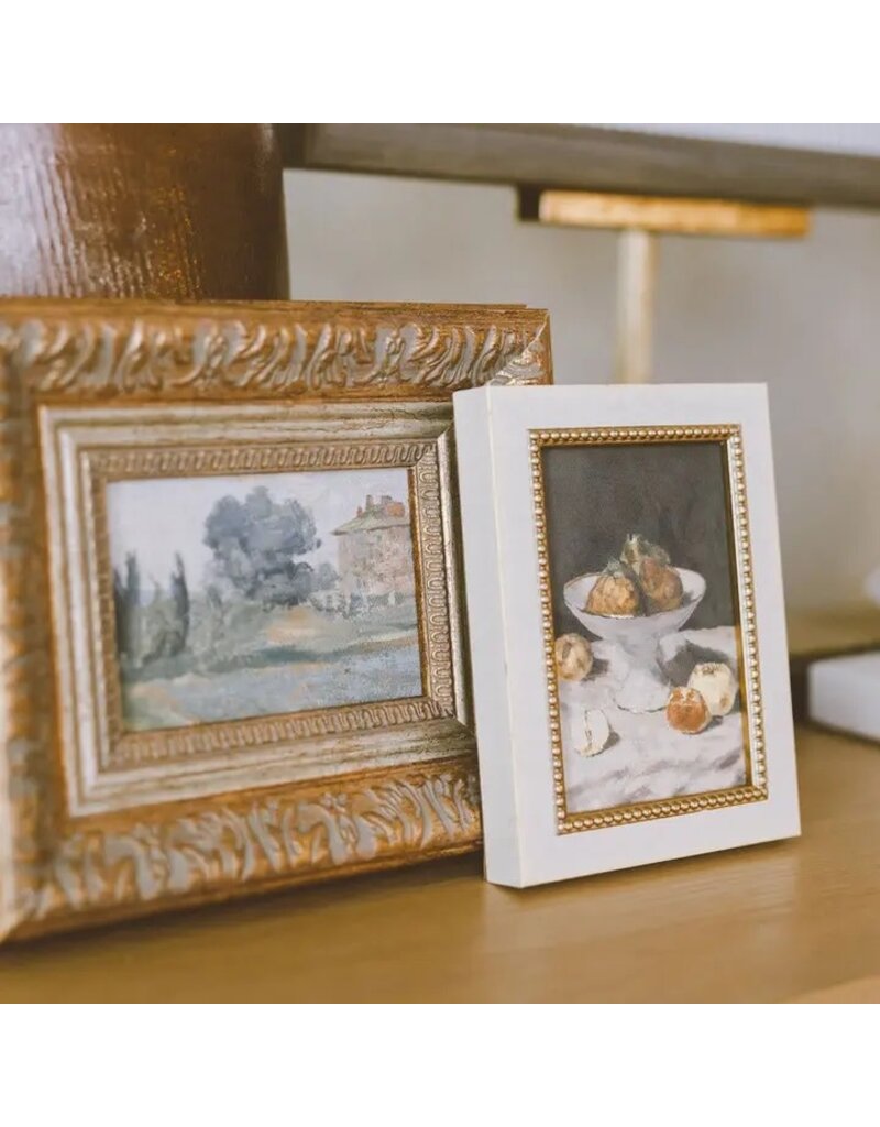 Petal Lane 4 x 6 Pears Still Live w/Gold & White Frame