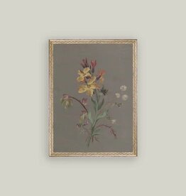 Petal Lane 8 x 10 French Wildflowers w/Antique Frame