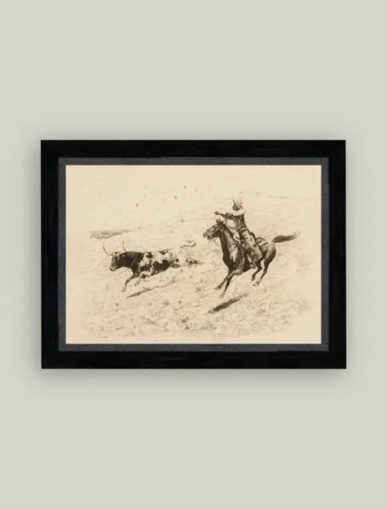 Petal Lane 6 x 4 Long Throw w/Black Frame