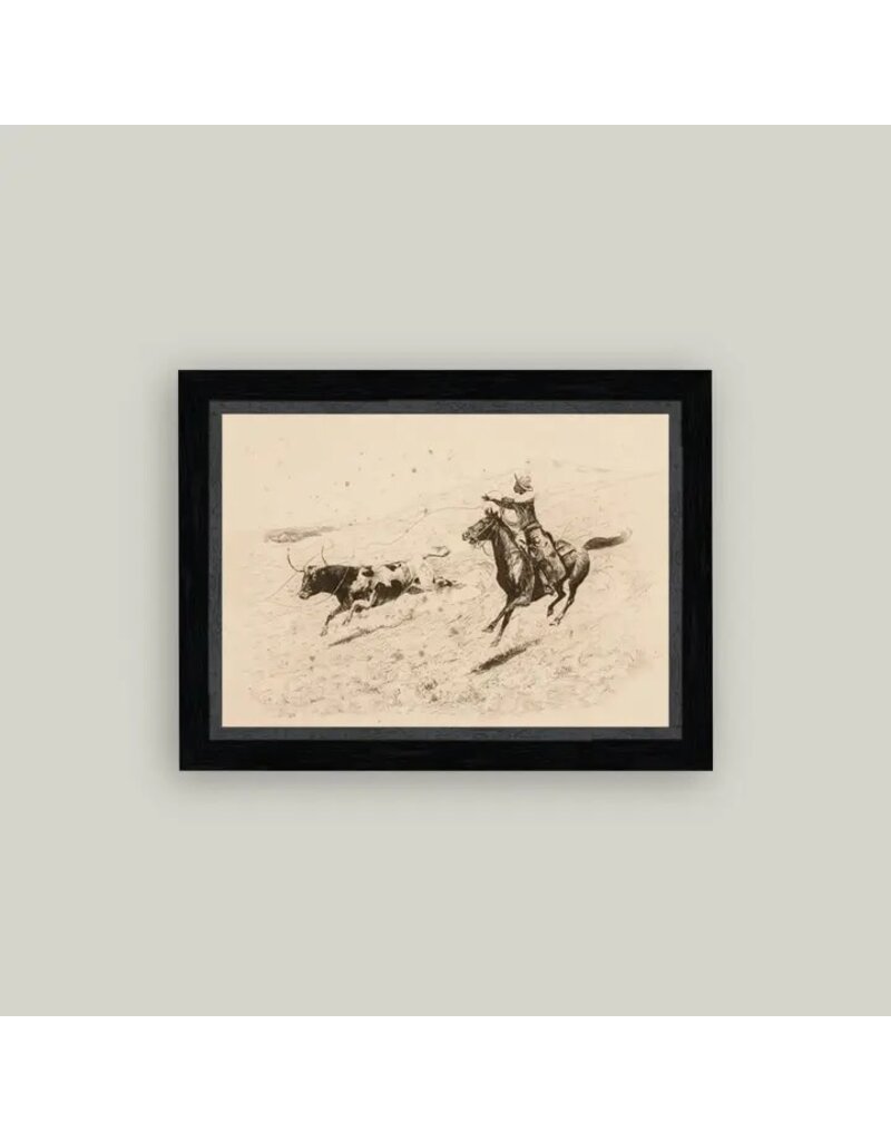 Petal Lane 6 x 4 Long Throw w/Black Frame