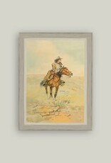 Petal Lane 4 x 6 The Rangeland Girl w/Antique Frame