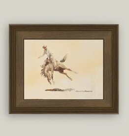 Petal Lane 10 x 8 Bucking Rider w/Brown Frame