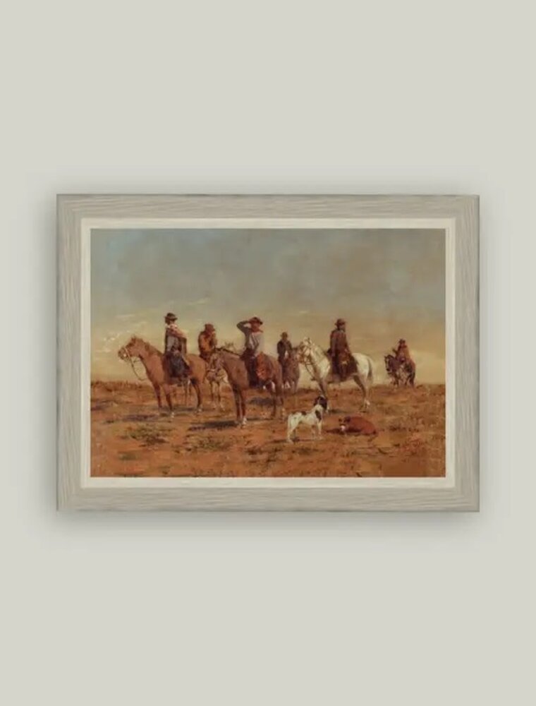 Petal Lane 6 x 4 Cowboys Ride w/Grey Frame