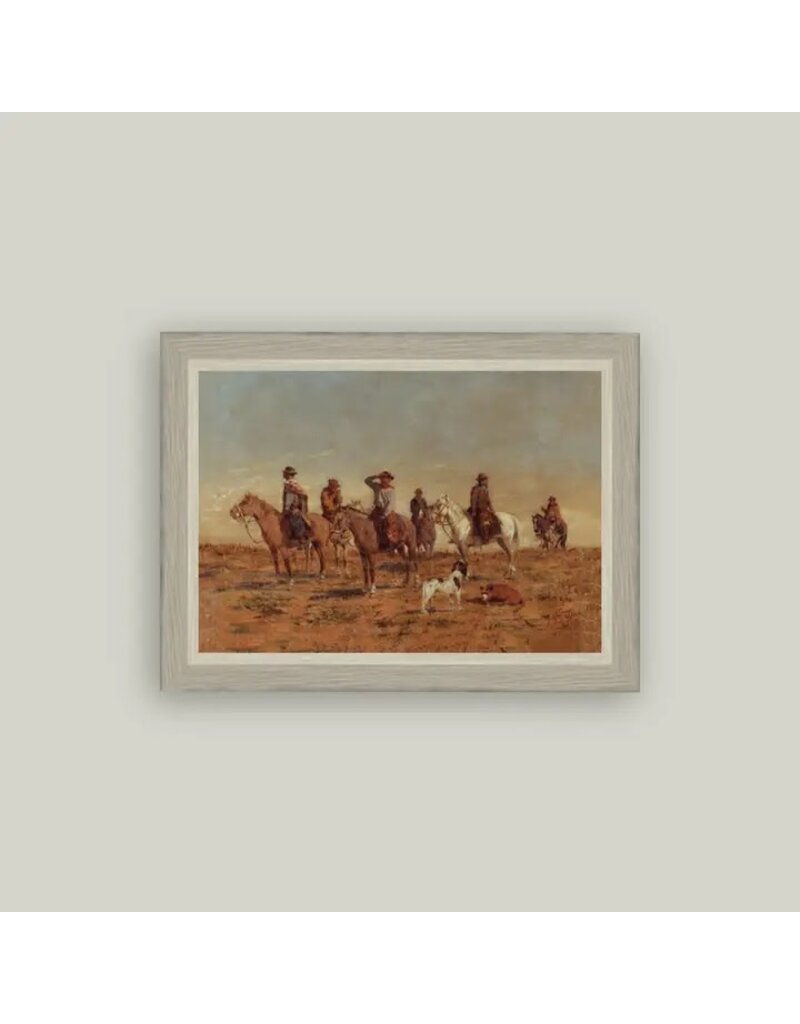 Petal Lane 6 x 4 Cowboys Ride w/Grey Frame