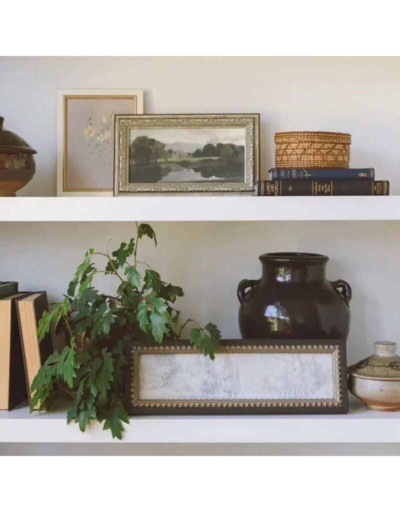 Petal Lane 17 x 6 Country Meadow Sketch w/Brown Frame