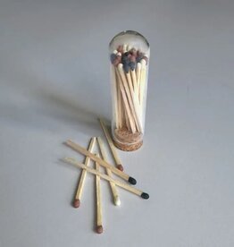 CJ Gift Goddess Brown, Black & Ivory - 3" Matches in Cloche w/heart