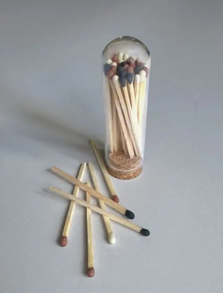 CJ Gift Goddess Brown, Black & Ivory - 3" Matches in Cloche w/heart