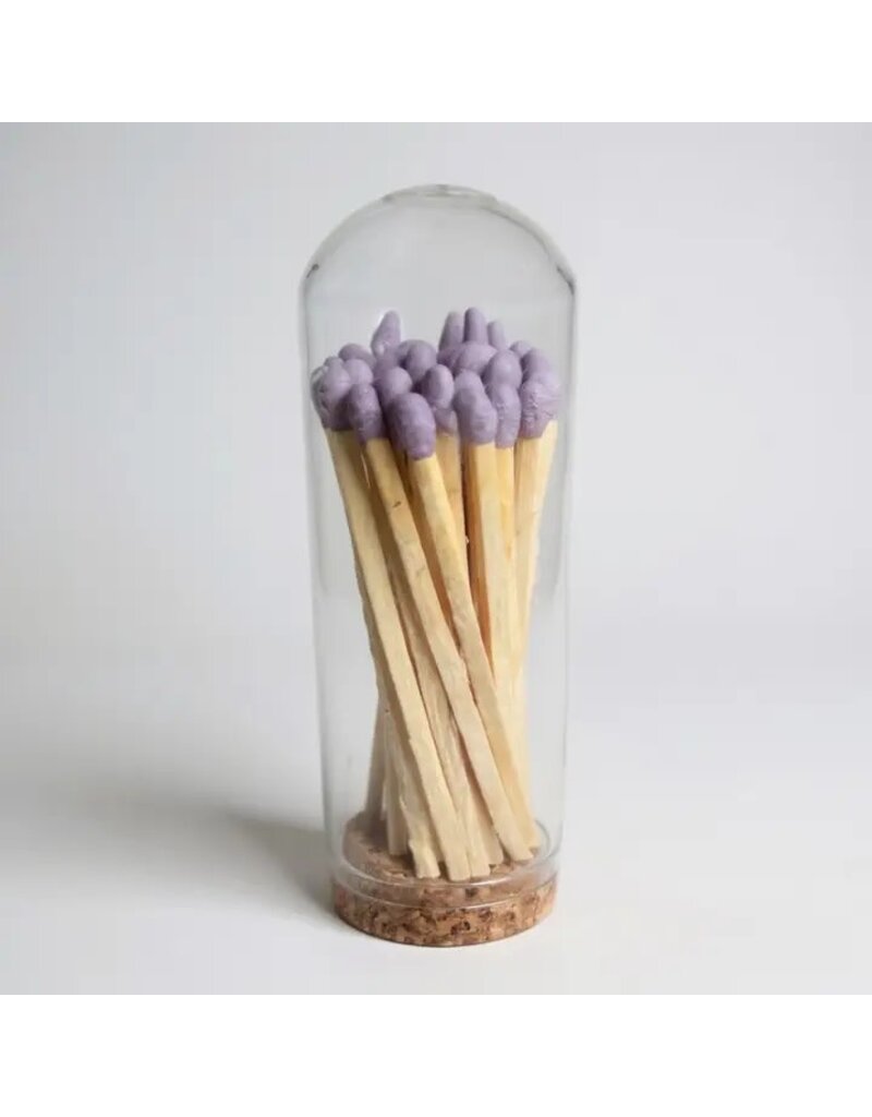 CJ Gift Goddess Lovely Lavender - 3" Matches in Cloche w/heart