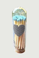 CJ Gift Goddess Birds Egg Blue - 3" Matches in Cloche w/heart