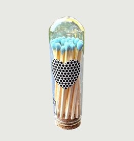 CJ Gift Goddess Birds Egg Blue - 3" Matches in Cloche w/heart