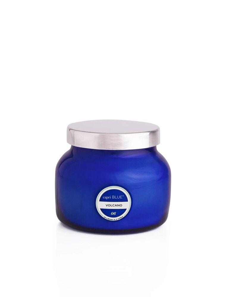 Capri BLUE 8oz Volcano Signature Petite Jar Candle