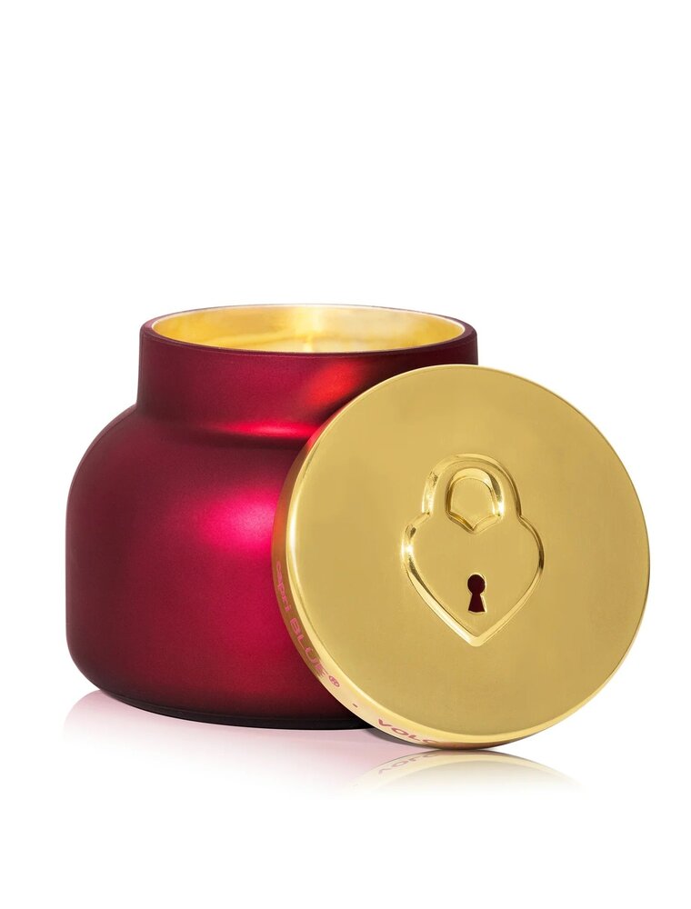 Capri BLUE 19oz Volcano Love Lock Signature Candle