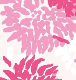 Caspari Guest Chrysanthemum Raspberry