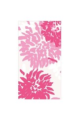 Caspari Guest Chrysanthemum Raspberry