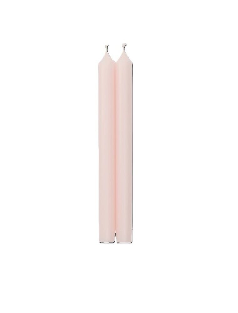 Caspari 10" Petal Pink Candle / Pair