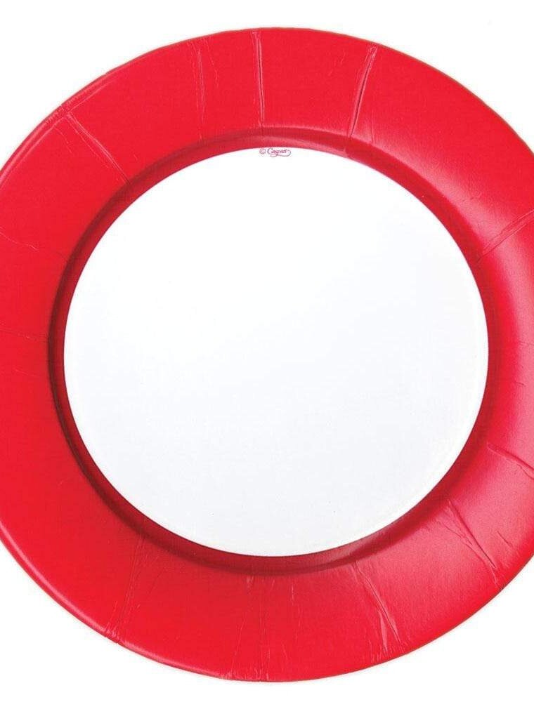 Caspari Dinner Linen Red Plates