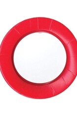Caspari Salad/Dessert Linen Red Plates
