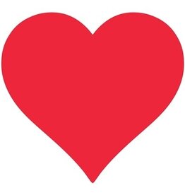 Hester & Cook Red Heart Placemats - 12 Sheets