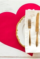 Hester & Cook Red Heart Placemats - 12 Sheets