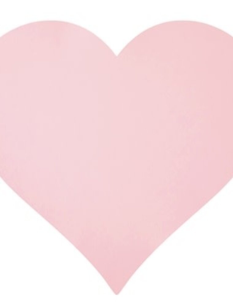 Hester & Cook Pink Heart Placemats - 12 Sheets