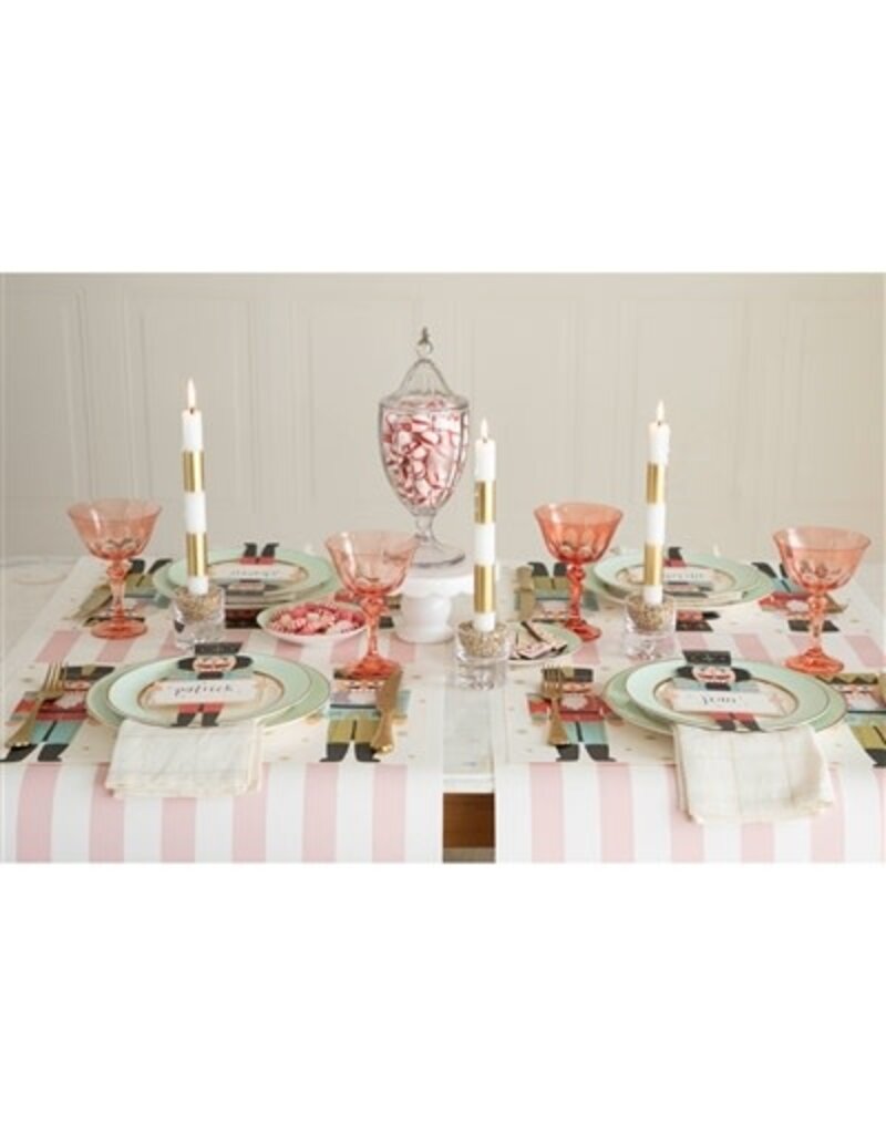 Hester & Cook Pink Classic Stripe Runner - 20" x 25'