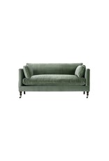 Robin Bruce 71” ROWE Madeline Express Sofa - Antiqued Moss Velvet