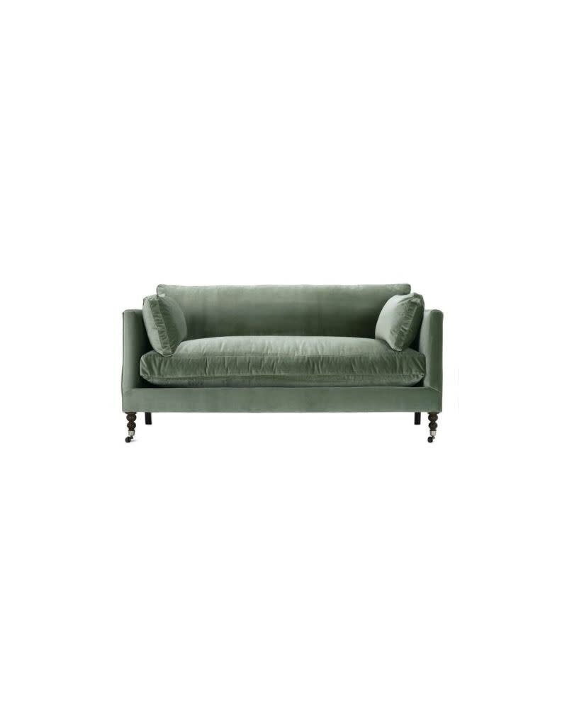 Robin Bruce 71” ROWE Madeline Express Sofa - Antiqued Moss Velvet