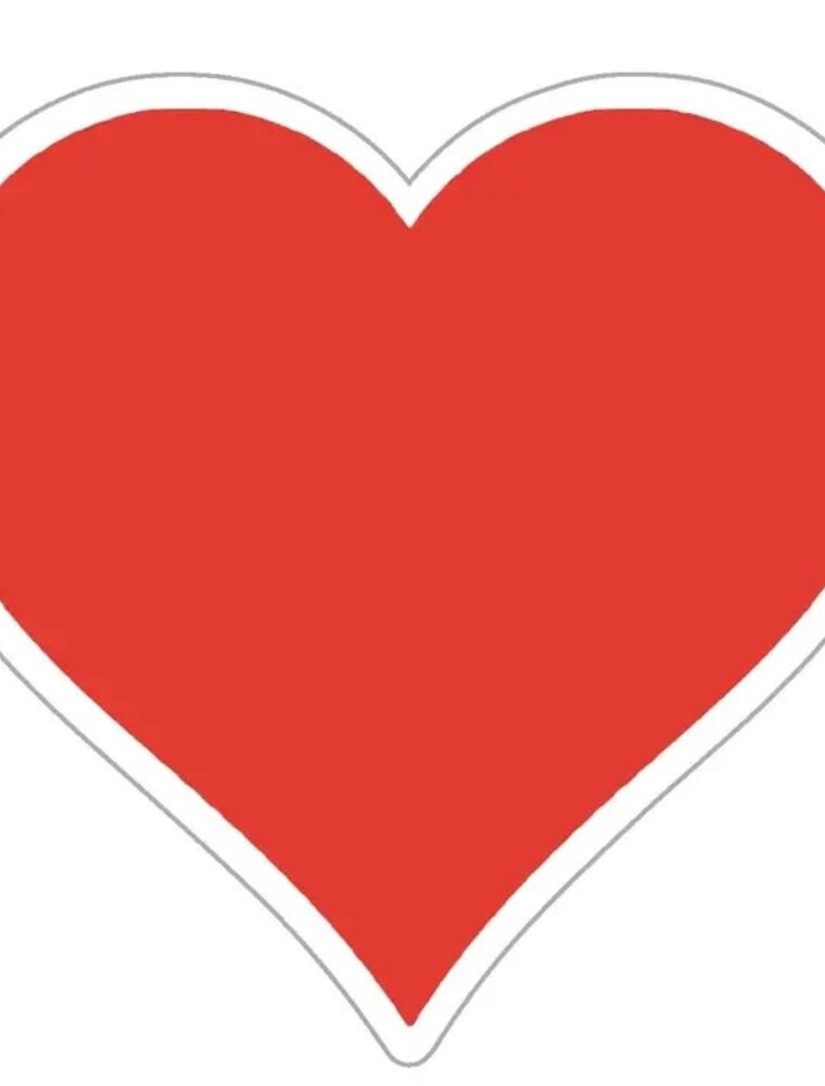 WH Hostess Social Stationery Heart Die-Cut Gift Tags Set of 8