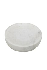 Luxe B Co White Marble Soap & Brush Holder