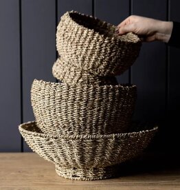 Luxe B Co Small Woven Seagrass Bowl