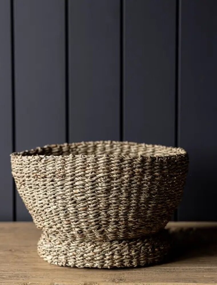 Luxe B Co Medium Woven Seagrass Bowl