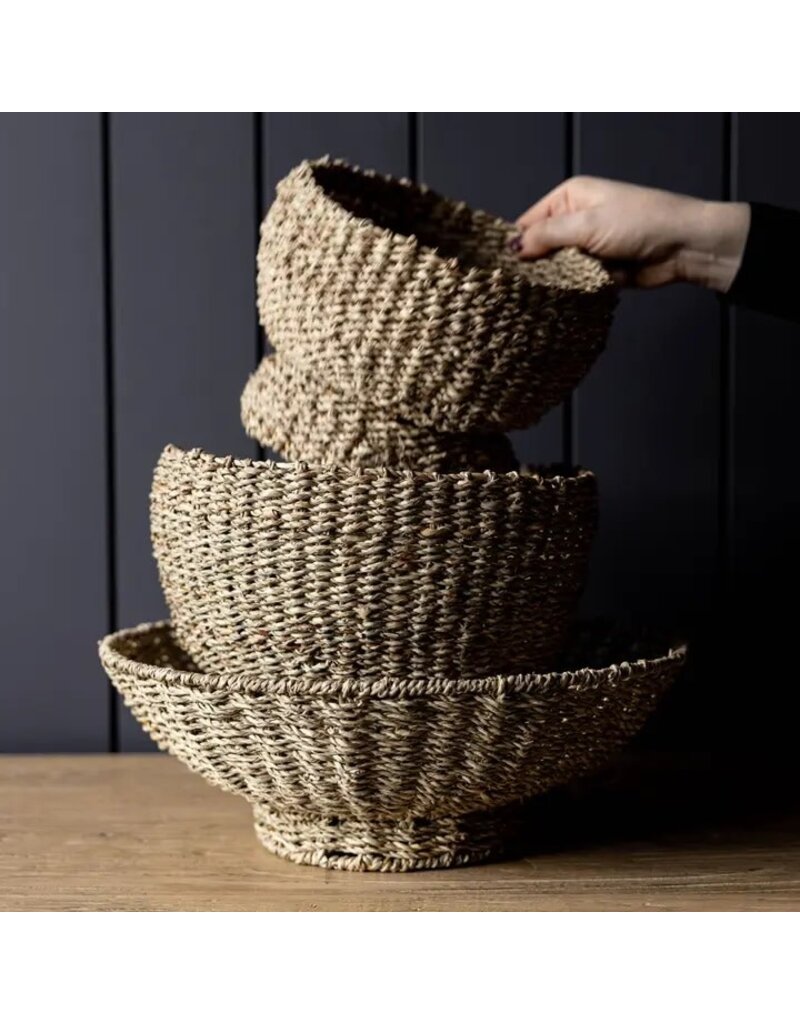 Luxe B Co Medium Woven Seagrass Bowl