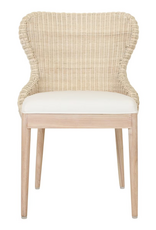 Jeffan Waverly Rattan Wing Back Dining Chair