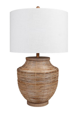 Jeffan Halcyon Rattan Vase Lamp