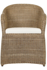 Jeffan Antique Natural Eloise Rattan Arm Chair