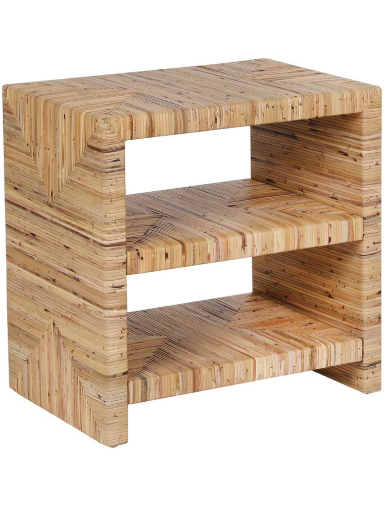Jeffan Palma Rattan Wrapped Side Table